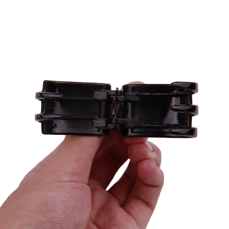 Kẹp Tóc Nhựa Màu Đen Phong Cách Hàn Quốc(kẹp tóc đen)