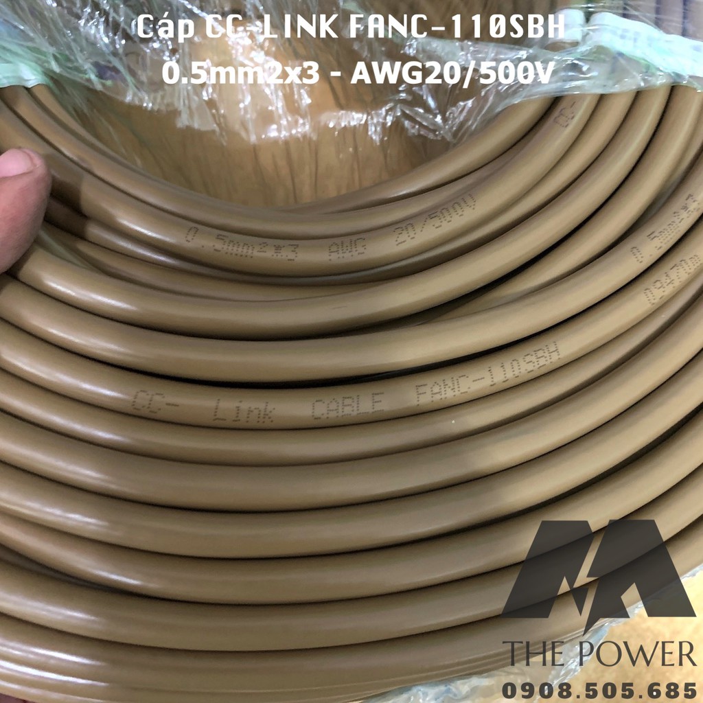 10M Cáp CC-Link FANC-110SBH 0.5mm2 x 3 - AWG 20/500V