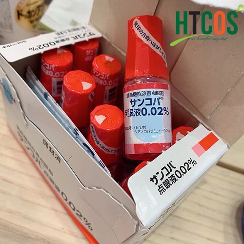 [HÀNG CHÍNH HÃNG] Nhỏ Mắt Sancoba Nhật Bản 5ml_Giảm mỏi mắt_Hỗ trợ điều tiết, giúp mắt hoạt động tốt