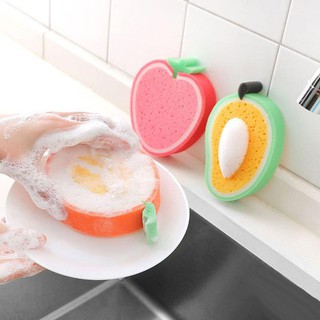 Miếng rửa chén bát bọt biển hình trái cây dễ thương (RBTC04)