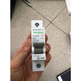 Cầu dao điện 1 pha sino ps45n - attomat tự động ngắt điện c32