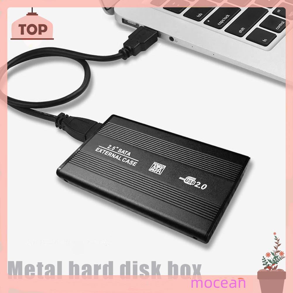 Vỏ Ổ Cứng Ngoài Mocean 2.5 Inch Sata Usb2.0 Bằng Hợp Kim Nhôm Ốp | BigBuy360 - bigbuy360.vn