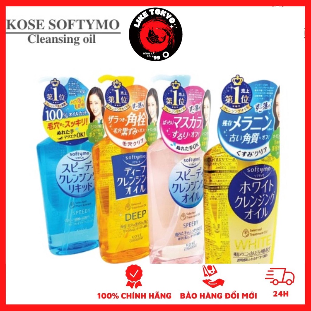 Dầu tẩy trang Kose Softymo Cleangsing Oil 230ml nội địa Nhật LIKE TOKYO