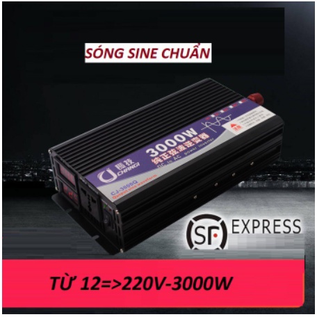 Bộ kích điện 12v lên 220v sóng sine chuẩn 3000w