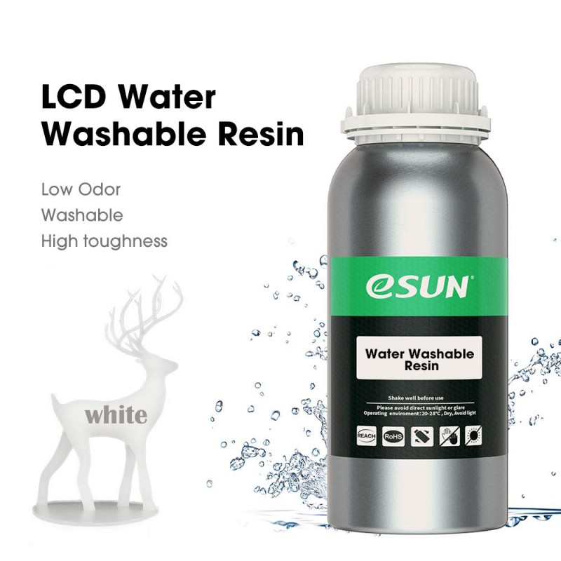 Nhựa in 3D resin RỬA NƯỚC eSUN Water Washable Resin for LCD 3D