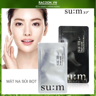 10 gói mặt nạ thải độc su:m 37 white award bubble-de mask