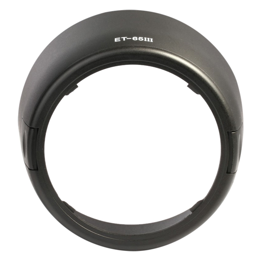 [Mã ELORDER5 giảm 10K đơn 20K] Lens Hood Et-65Iii For Canon EF 85 f/1.8 USM &amp; Canon EF 50 f/1.8 Mark I (Đen)