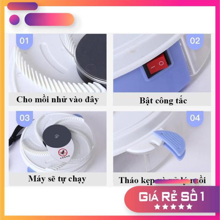 [Sẵn Hàng] Máy bẫy bắt ruồi diệt ruồi diệt côn trùng tự động chất lượng cao - Xả Kho Cắt Lỗ