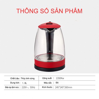 Ấm Siêu Tốc Thủy Tinh