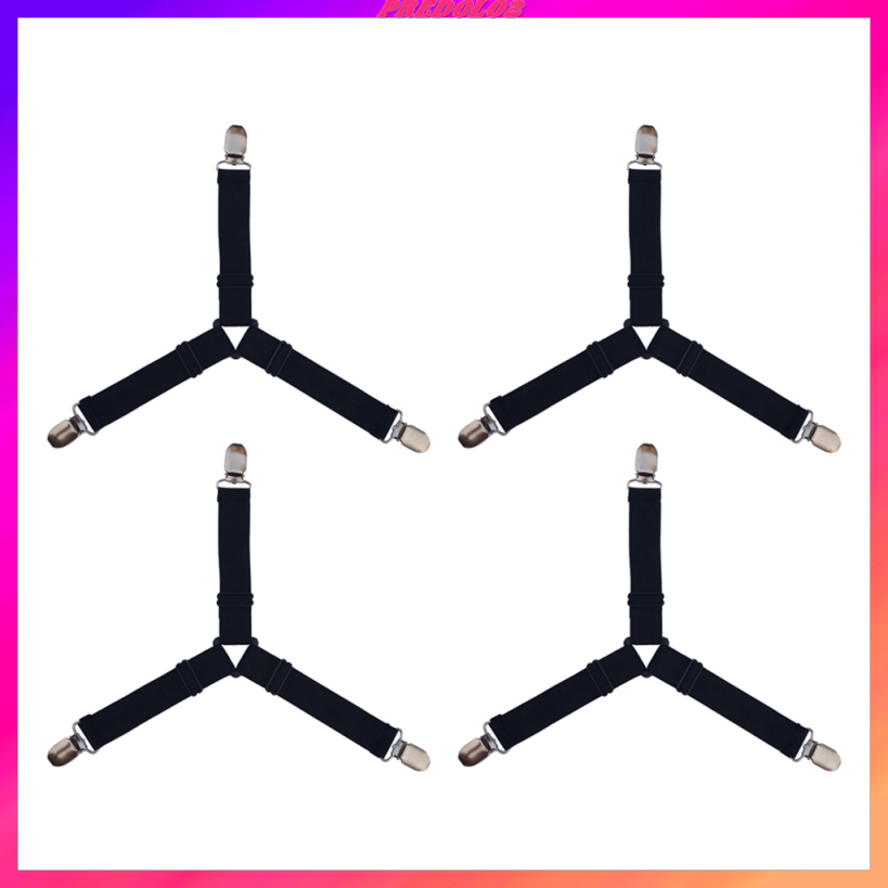Bộ 4 Dây Đai Cố Định Ga Trải Giường Hình Tam Giác (Predolo2)