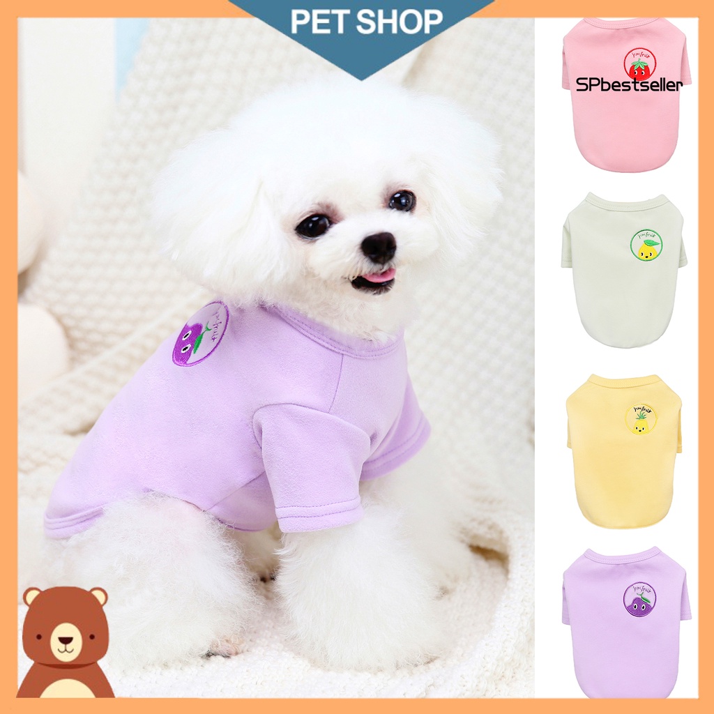 Trang phục hóa trang hình trái cây dễ thương thân thiện với da cho cún cưng