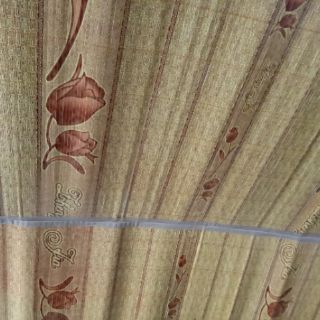 Chiếu trúc tâm vân gỗ đế lụa 1m6___1m8 x 1m9
