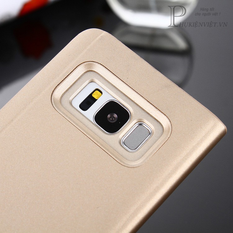 Bao da Clear View cho điện thoại Samsung S8/S8+/S9/S9+/Note 8/Note 9/ S7Edge