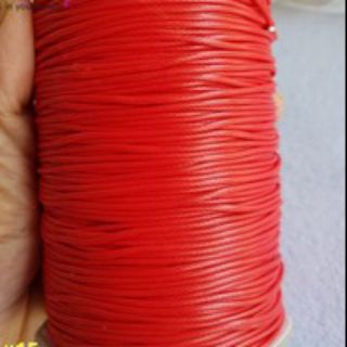 10 mét dây sáp bóng 1mm ( màu đỏ )