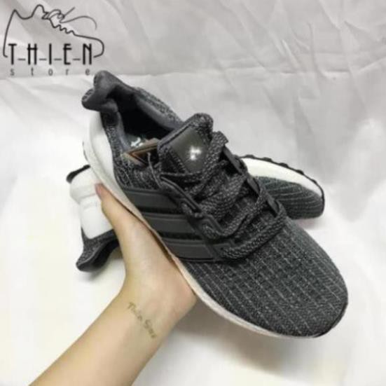 [Sale 3/3]Ảnh thật - Có sẵn - Giày Ultra Boost 4.0 xám xanh P09 : : : " ?