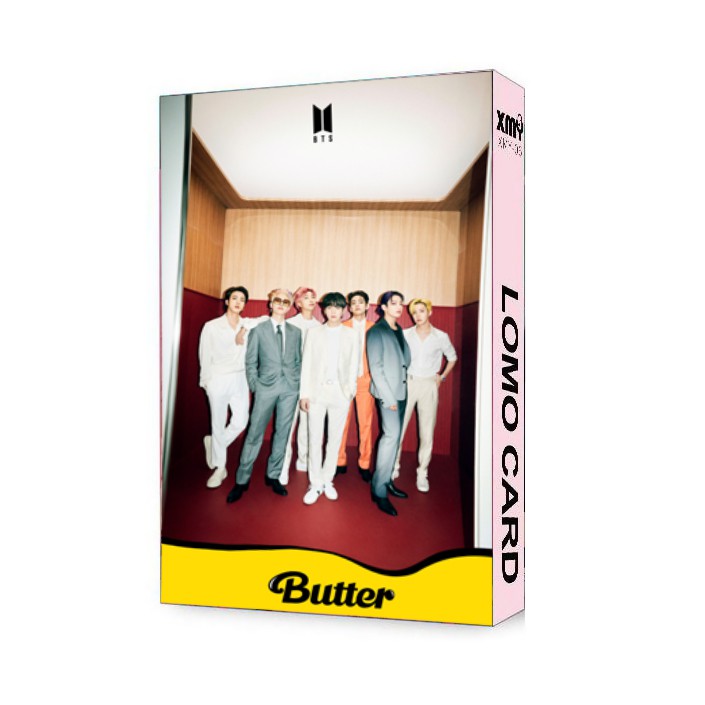 Hộp 30 lomo card BTS butter và thành viên