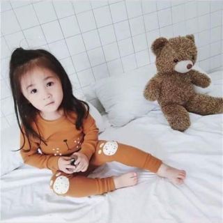 Bộ cotton len bé gái