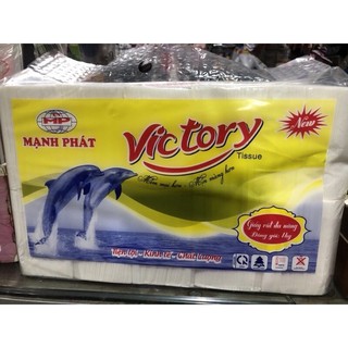 Giấy ăn rút vuông Victory (1kg/bịch)