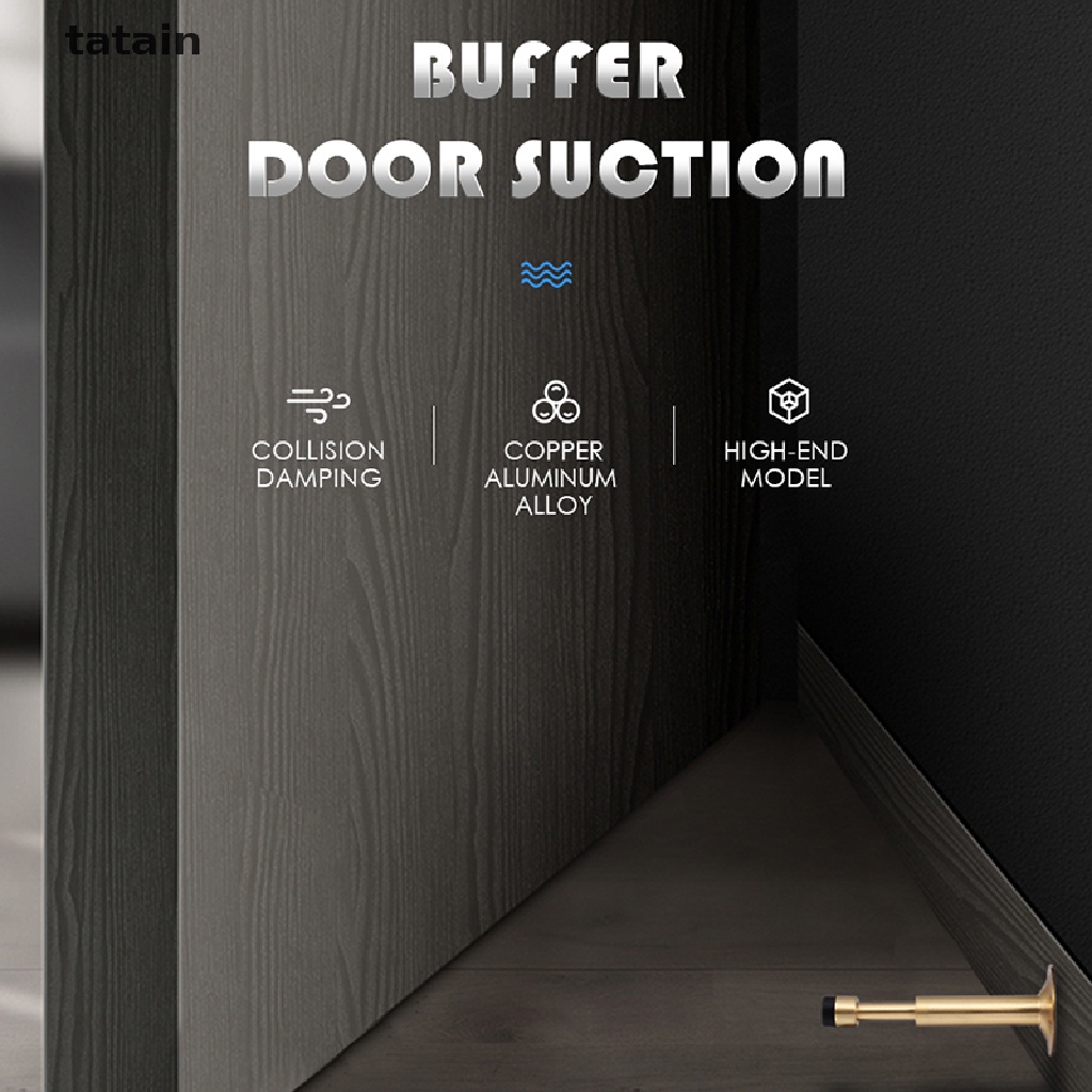 [TAT] Hydraulic Buffer Door Stopper Pure Copper And Aluminum Alloy Floor Door Stops CVX