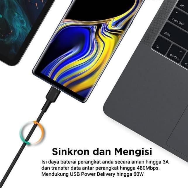 Dây Cáp Sạc Aukey Cb-Cd19 Usb Type C Sang Type C