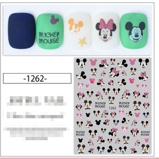 sticker trang trí nail chuột mickey