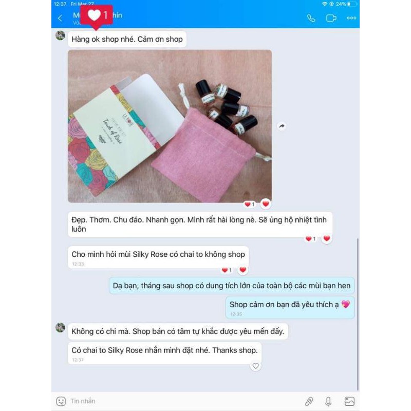 Tinh dầu nước hoa Pháp mini - Dòng cao cấp