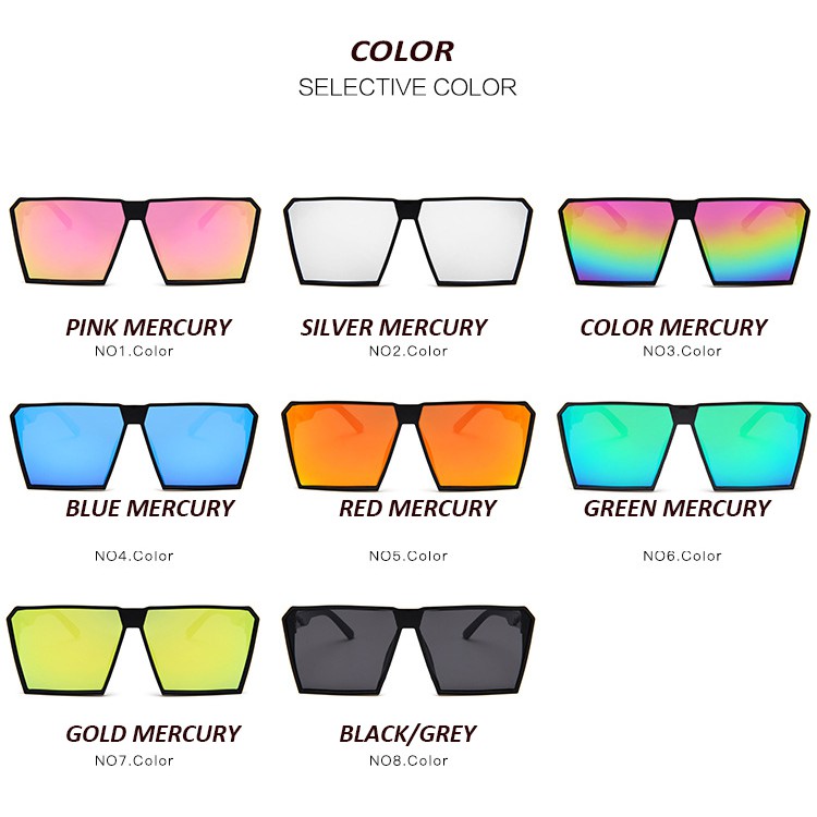 Kính mát gọng vuông cổ điển cho nữ