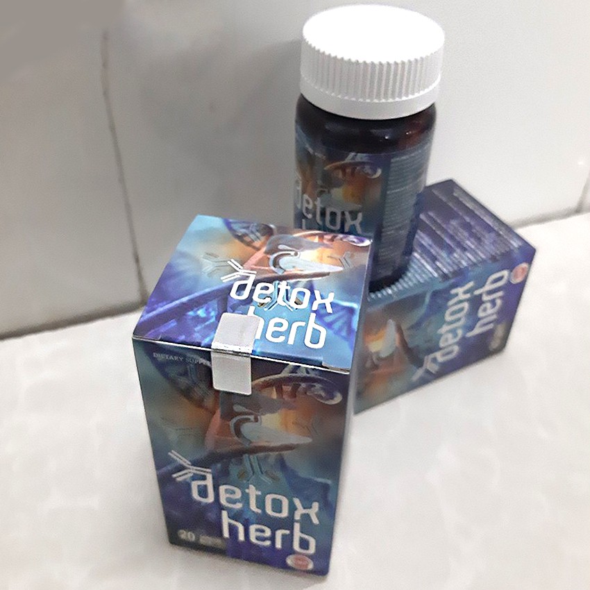 Detoxherb (Hộp 20 viên) Detox herb - Diệt ký sinh trùng thanh lọc cơ thể, phục hồi hệ vi sinh đường ruột - thuocviet24h