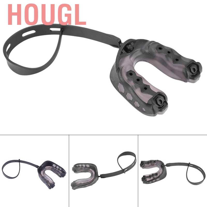 Hougl Boxing Fighting Mouthguard Adult Rugby Basketball Teeth Guard Protective Mouth for