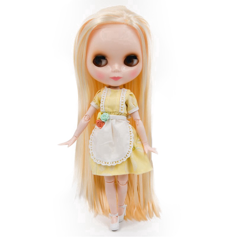 Blythe Búp Bê NBL Tùy Chỉnh Sáng Bóng Mặt 1/6 Bjd Bóng Khớp Búp Bê Búp Bê Blythe Cho Cô Gái Búp bê cô gái mắt To