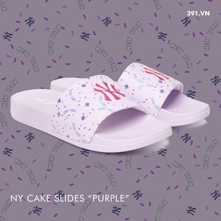 Dép quai ngang cao cấp MLB CAKE TÍM