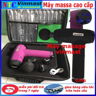 🍀Bảo Hành Chất Lượng🍀 Súng Massage - Máy Massage Cầm Tay 4 Đầu 6 Chế Độ Làm Tan Sự Mệt Mỏi Đau Mỏi Vai Gáy