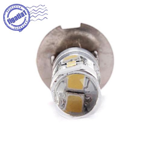 1 [Fiatia1] 2 Đèn LED Tín Hiệu Ánh Sáng Trắng H3 2323 10SMD 12V-24V 6500K Cho Oto