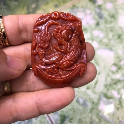 MẶT DÂY CHUYỀN CHẠM TỲ HƯU- TẶNG KÈM DÂY ĐEO