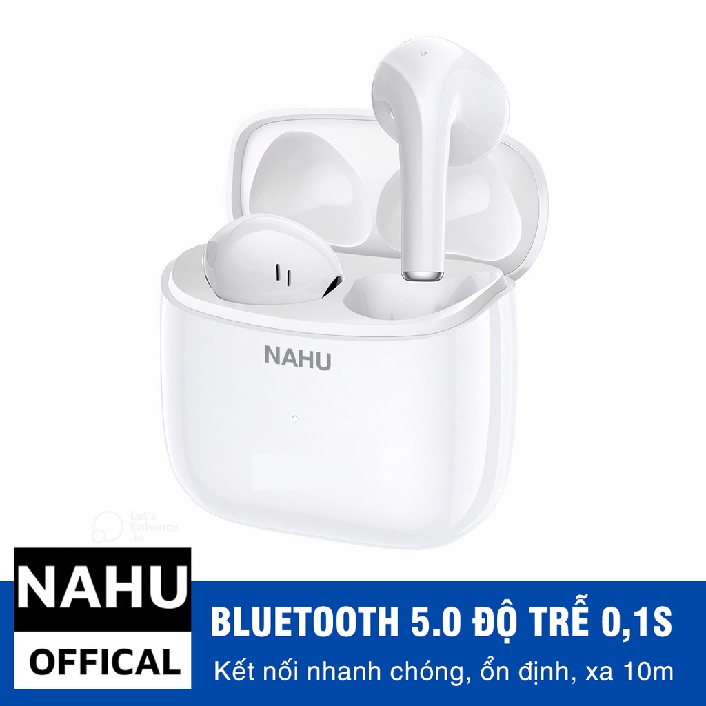 Tai Nghe Bluetooth TWS 3 Chính Hãng NAHU Cao Cấp Nhét Tai Không Dây Có Mic Chống Ồn Samsung Sony Oppo Lỗi 1 Đổi 1