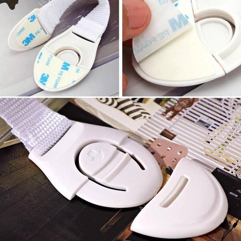 Khóa Ngăn Kéo Tủ Bảo Vệ An Toàn Cho Bé Tiện Lợi Dễ Sử Dụng Sự Bảo Vệ