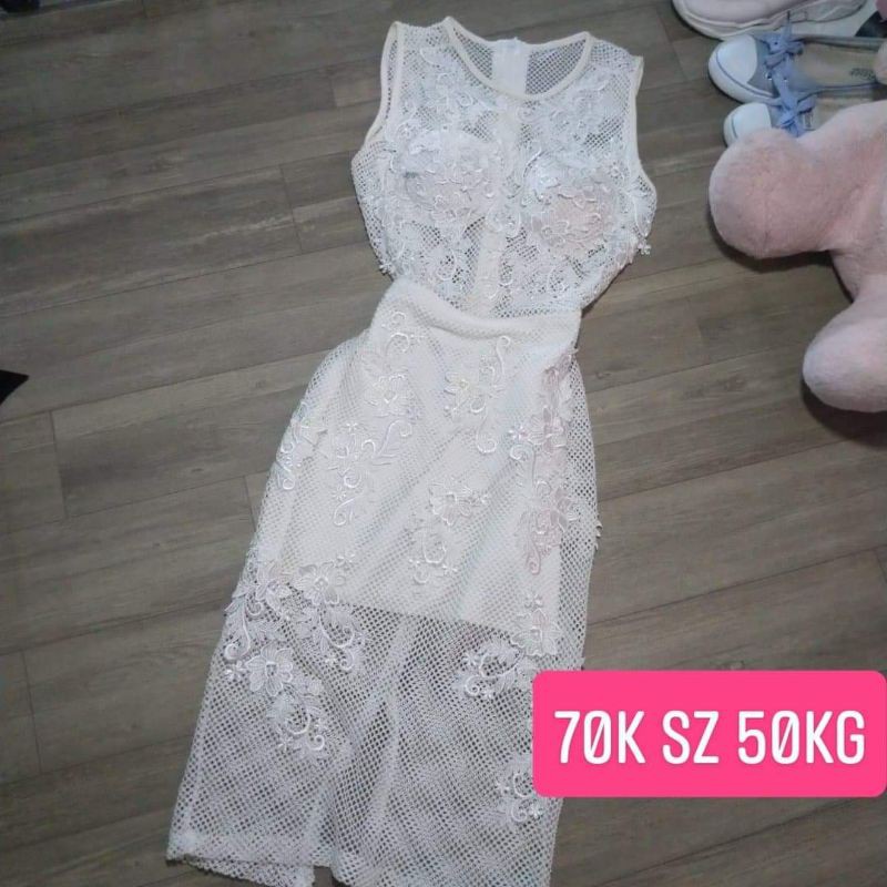 Đầm dự tiệc ren ngắn cao cấp pass 2hand
