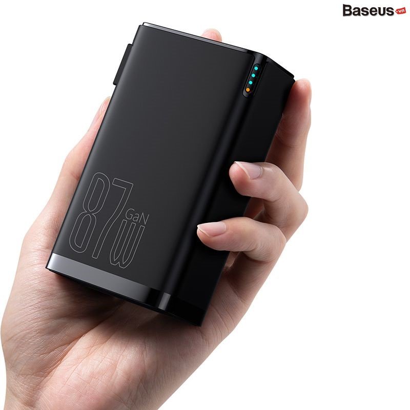 Sạc dự phòng kiêm củ sạc 2 trong 1 Baseus GaN3 87w 10000mAh