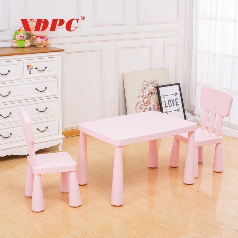 Bộ bàn ghế trẻ em, mẫu giáo cao cấp phù hợp trẻ 2-10 tuổi phong cách IKEA