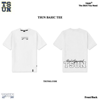 Áo thun tsun basic - sig 2 - trắng tnk113