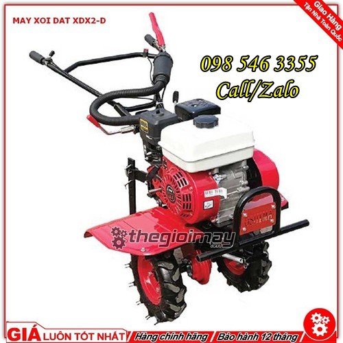 Máy xới đất, máy cày mini Oshima XDX2-X nhỏ gọn, công suất 7HP