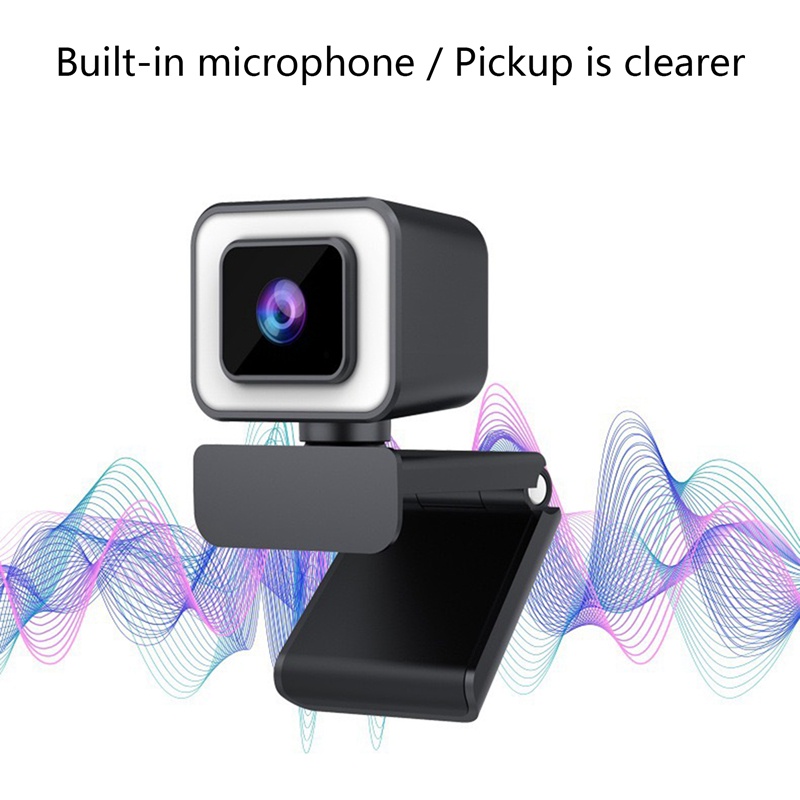 Webcam 2K có vòng đèn cổng USB tiện dụng | BigBuy360 - bigbuy360.vn