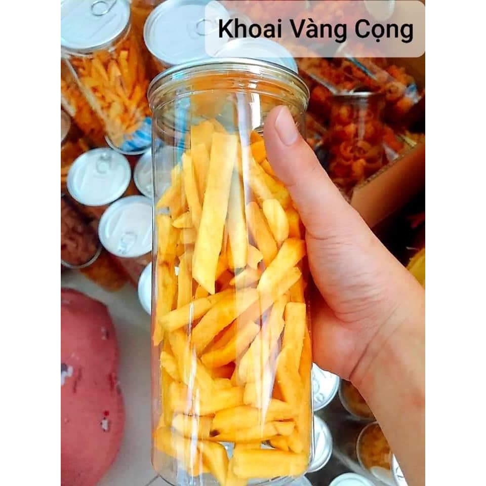 Khoai vàng sợi sấy giòn, khoai lang sấy giòn (hu pet 300gr )