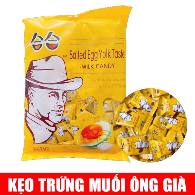 Kẹo (Trứng Muối , Sữa Chua , Milk ) Ông Già 360gr