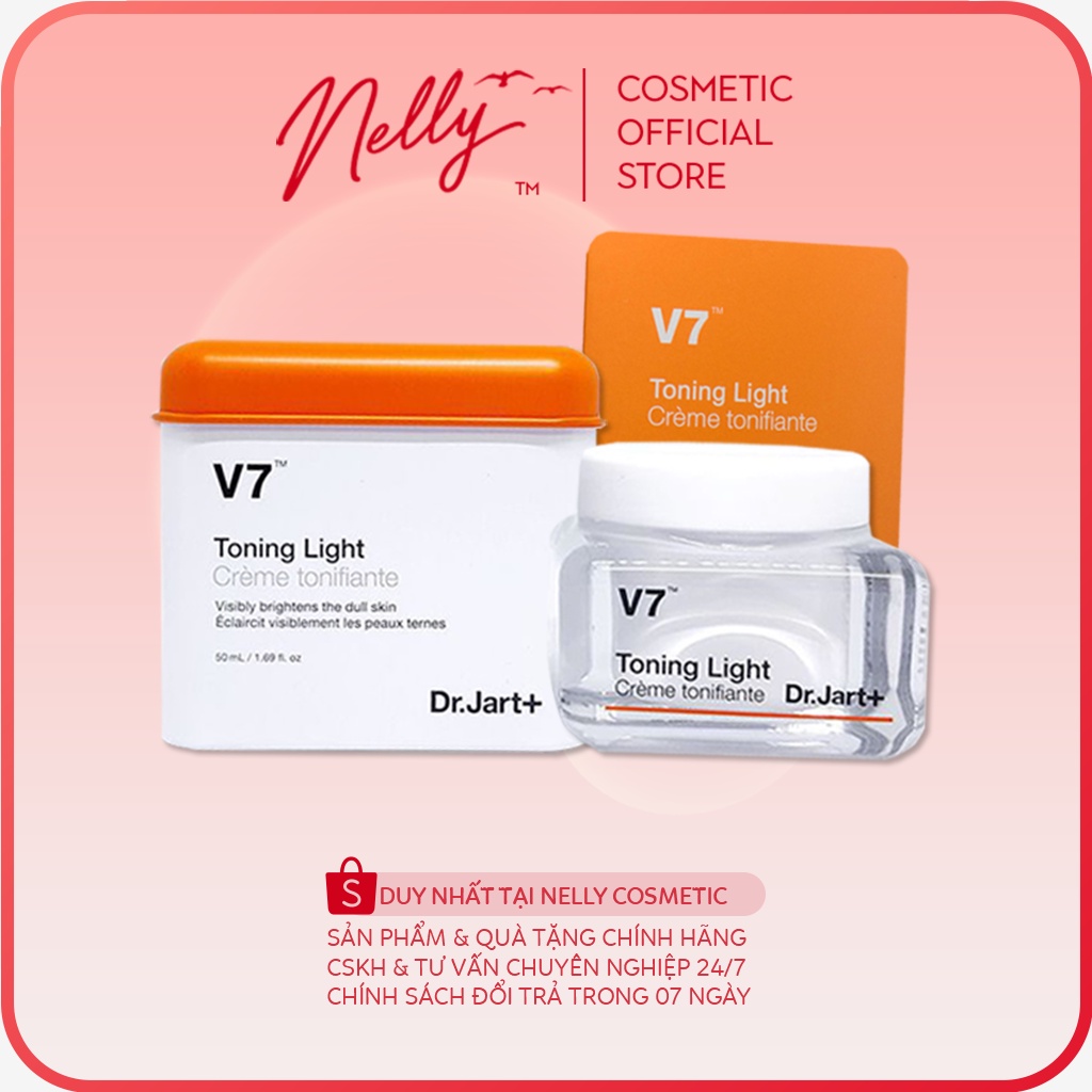 ( ❤️ HOT SALES ❤️) Kem Dưỡng Trắng Da V7 Toning Light Dr.Jart+ 50mL Chuẩn