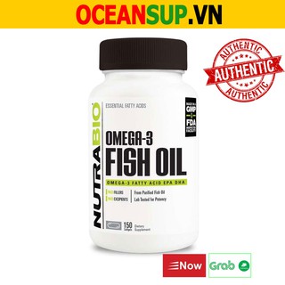 Thực Phẩm Bổ Sung Dầu Cá Fish Oil NUTRABIO OMEGA 3 - 150 viên