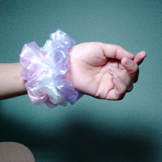 Dây cột tóc Scrunchies phản quang