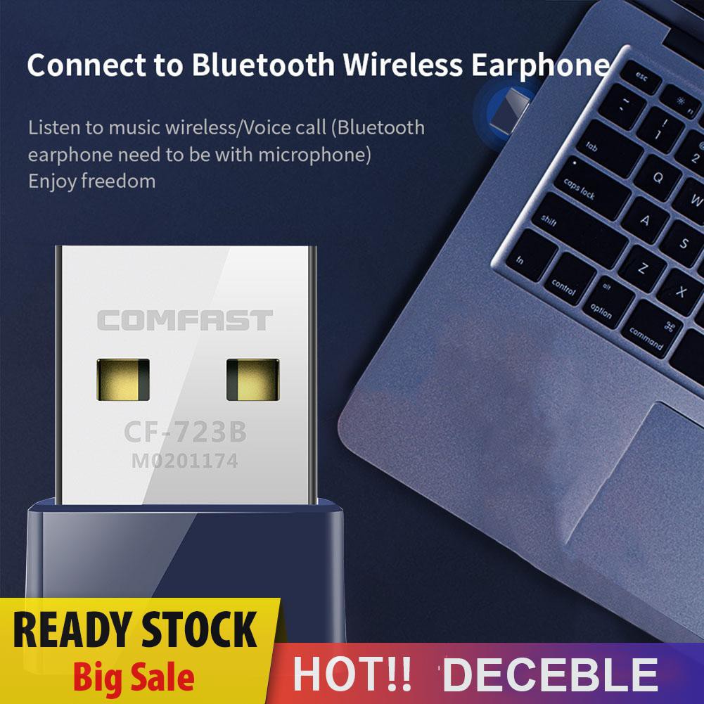 Usb Wifi Bluetooth Không Dây 2 Trong 1 Comfast Cf-723B Thẻ