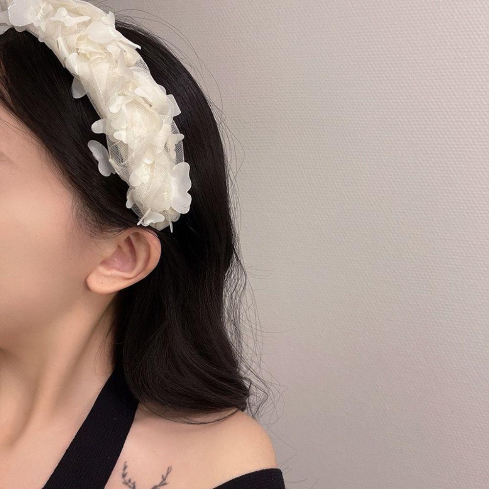 ANEMONE Băng Đô Cài Tóc Hình Bướm Xinh Xắn Cho Cô Dâu