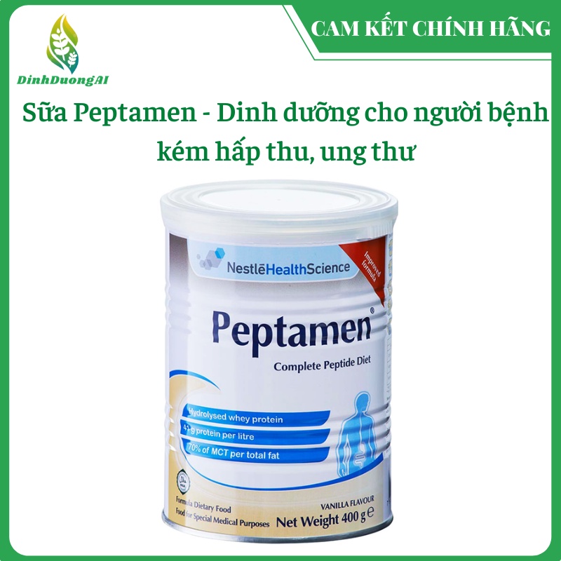 Nestle Sữa Peptamen 400g - Dinh dưỡng cho người kém hấp thu, bệnh nhân ung thư